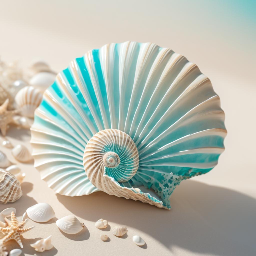 Stunning Macro Shot of Seashell