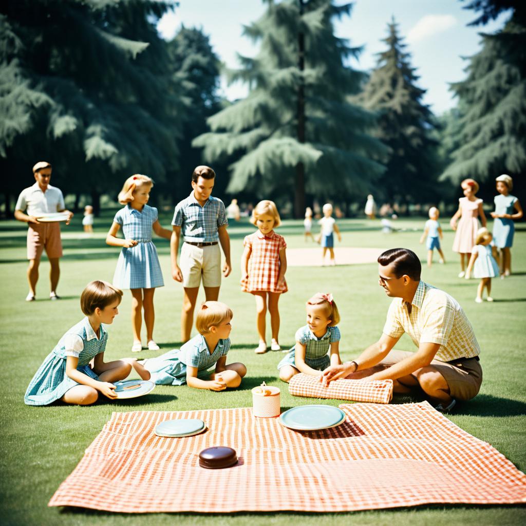 Nostalgic Family Picnic from 1963