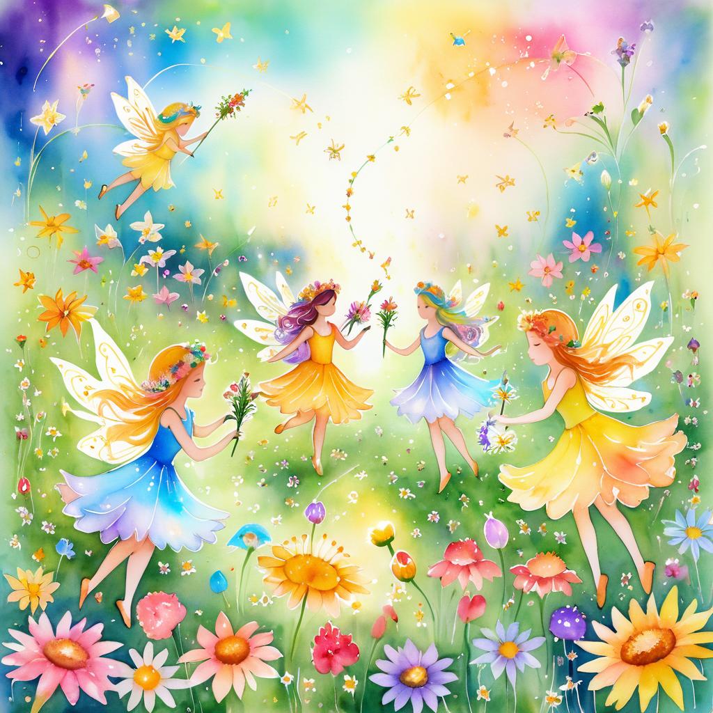 Whimsical Fairies Celebrate Spring Equinox