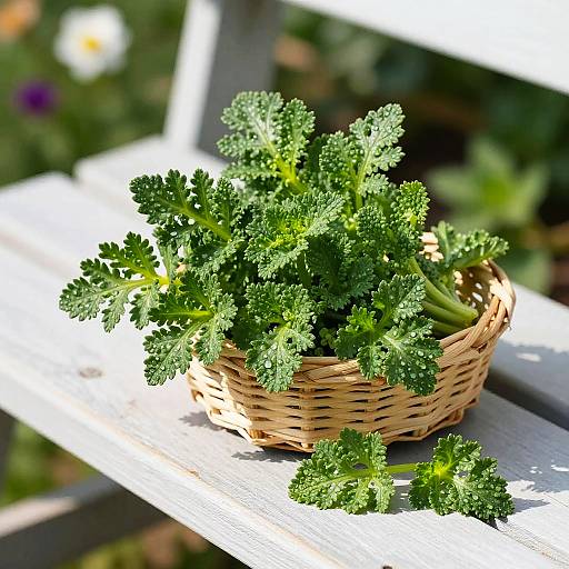 Fresh Fennel Fronds Garden Still Life