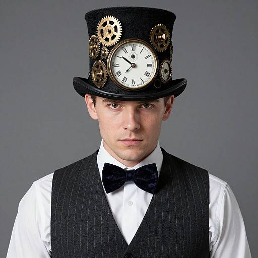 Steampunk Halloween Costume Portrait