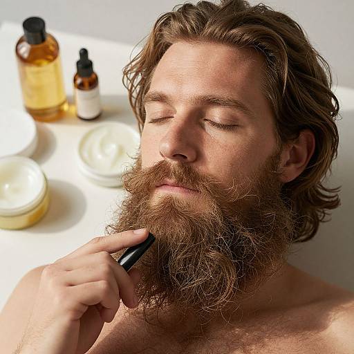Grooming a Long Wavy Beard