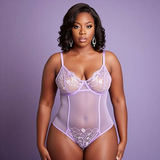 Elegant African American Woman Portrait