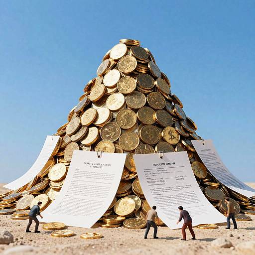 Surreal Mountain of Wealth Monopoly