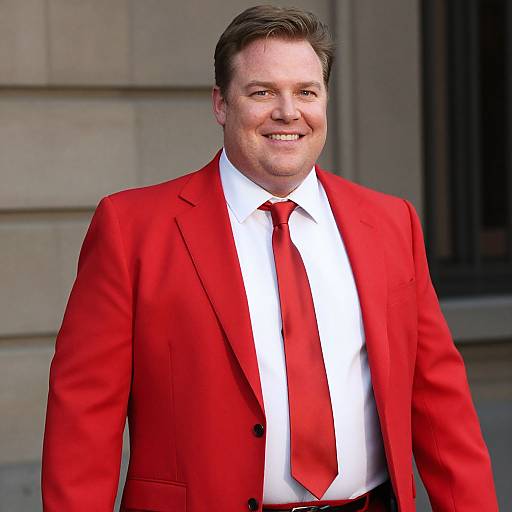Plus Size Ron Burgundy Suit Costume