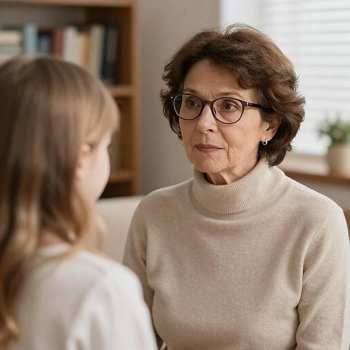 Intimate Moment Between Generations