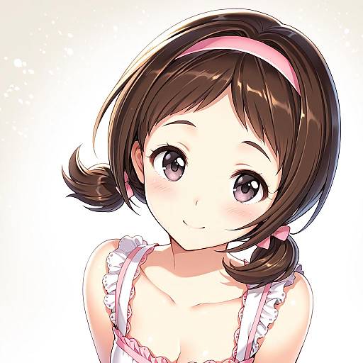 Illustration of Muramatsu sakura, idolmaster in the style of Nardack