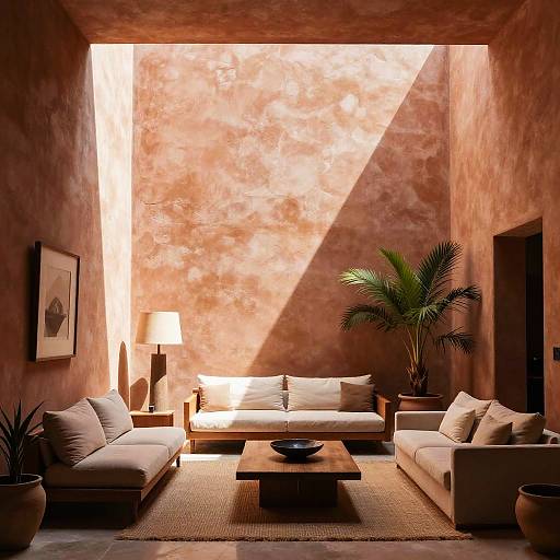 Luis Barragan Inspired Warm Interiors