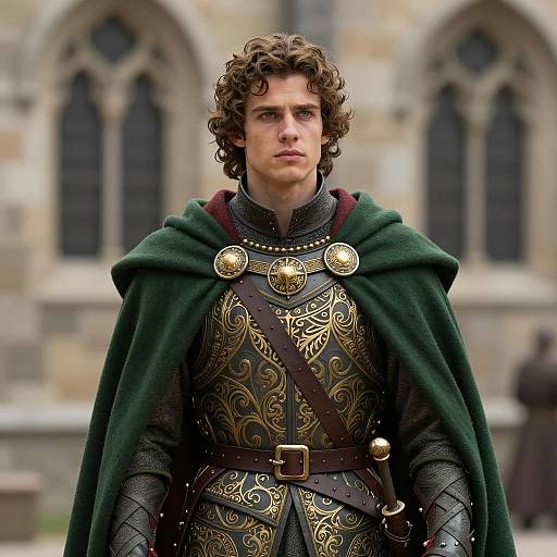 Cinematic Renaissance Man in Armor