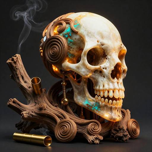 Nomadic Shaman of Bone and Driftwood