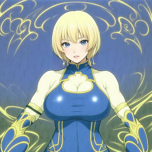 Illustration of Monk (fft), final fantasy in the style of Tani takeshi