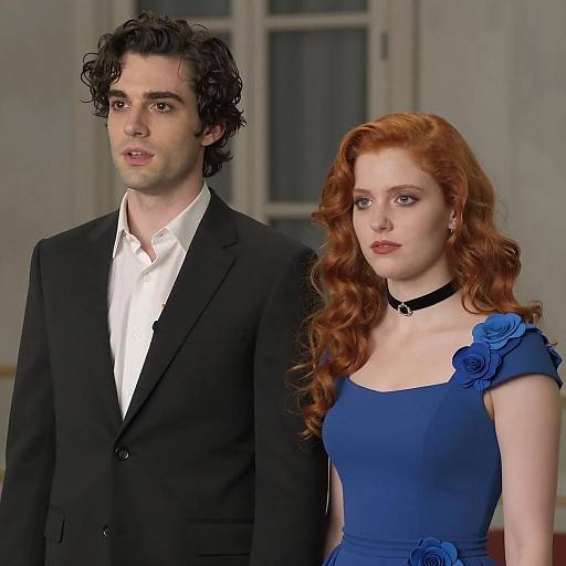 Portrait of a Stylish Couple Together