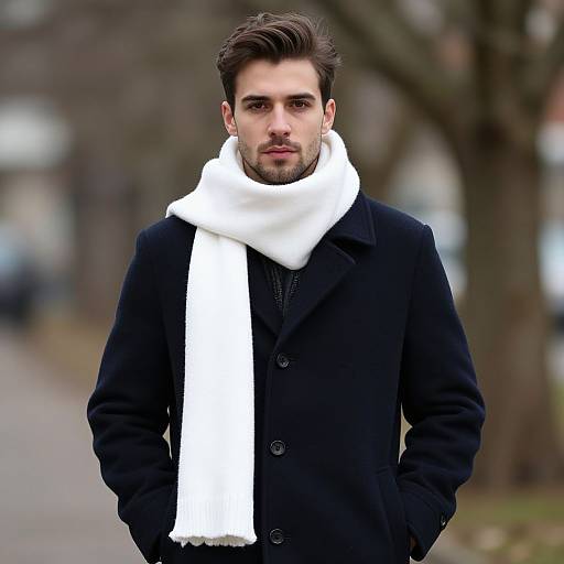 Stylish Winter Fashion Portrait