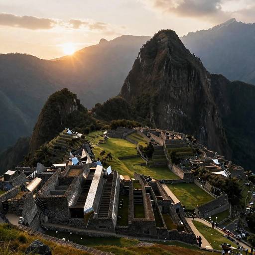 Norman Foster Inspired Machu Picchu at Sunrise
