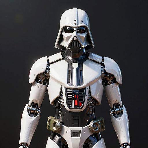 Futuristic Synth Armor Robot