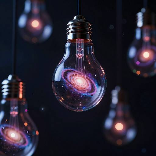 Cosmic Bulbs with Galaxies Inside