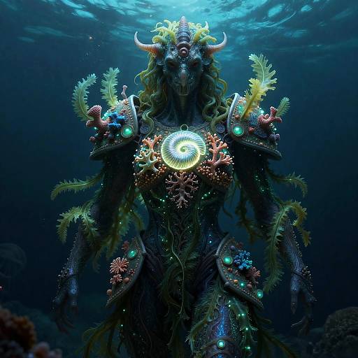 Bioluminescent Deep-Sea Guardian