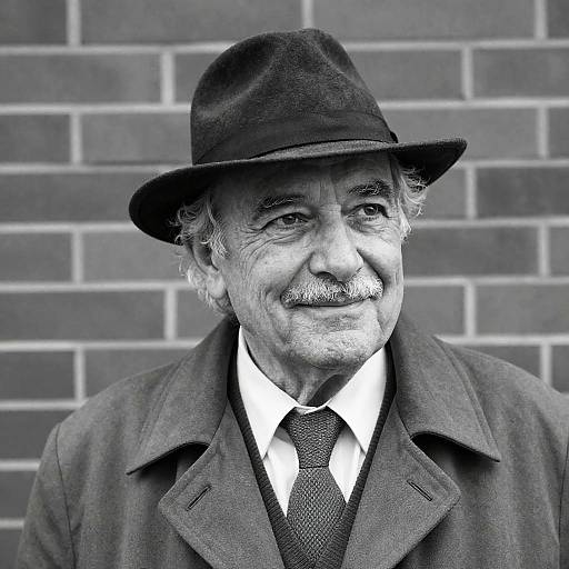Vintage Portrait of a Smiling Gentleman