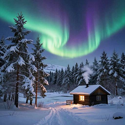 Enchanted Sutherland Winter Night