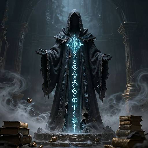 Majestic Sorcerer's Tattered Robe