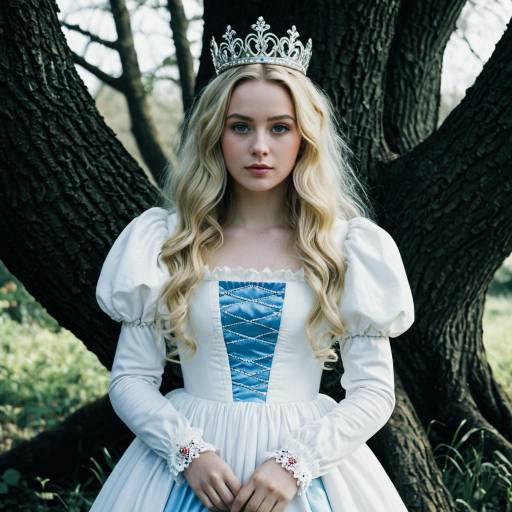 Enchanting White Queen from Wonderland