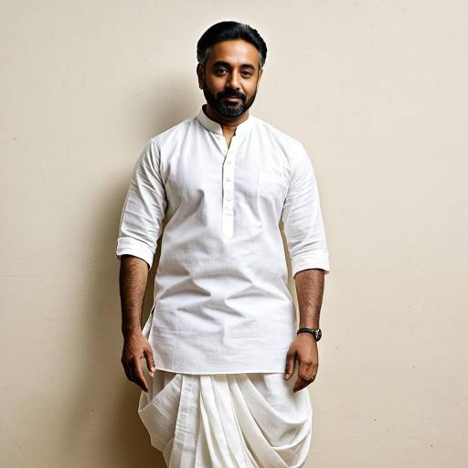 Traditional Babu Kumar Outfit Inspired by Kamal Haasan