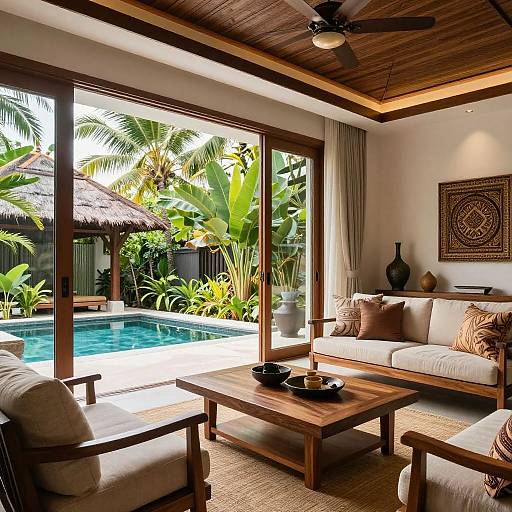 Bali Style Indoor-Outdoor Living Design