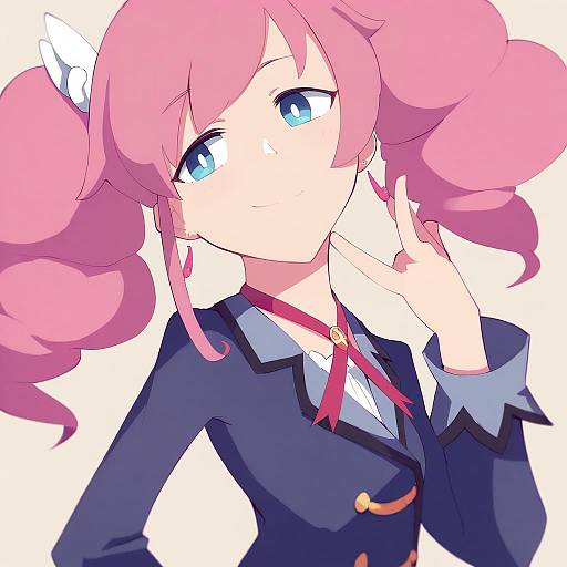 Illustration of Amahane madoka, aikatsu! (series) in the style of Fuukadia (narcolepsy)