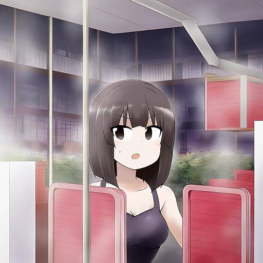 Illustration of Aoyama sumika, original in the style of Kousei (public planet)