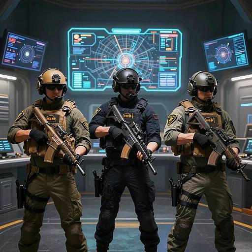 Futuristic Counter Strike Mission Prep