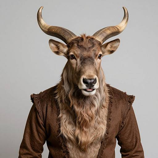 Outrageous Stag Horned Costume