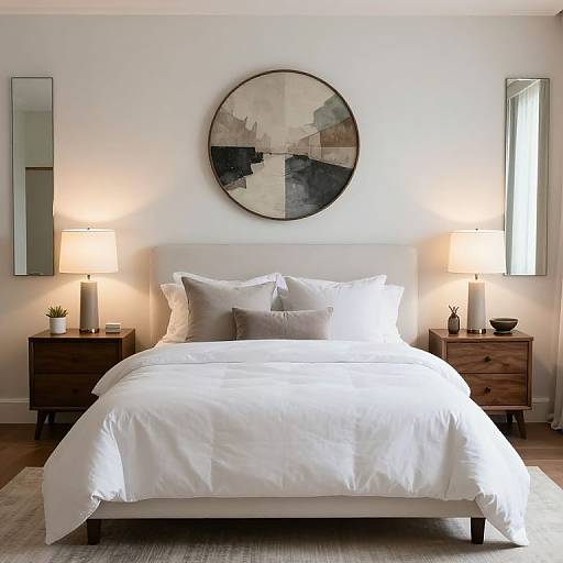 Cozy Master Bedroom with Plush Bed