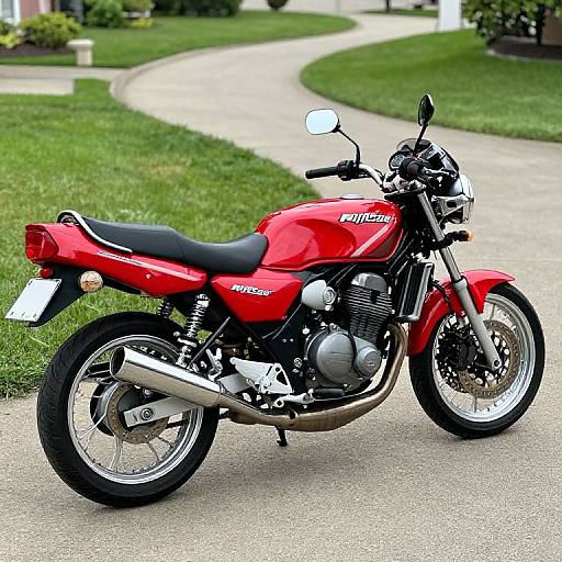 1984 Kawasaki Z750 Turbo Motorcycle Outdoors