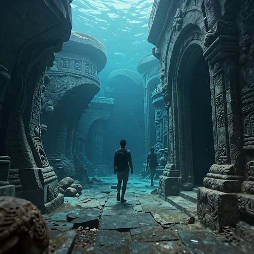 Surreal Underwater Realm Exploration