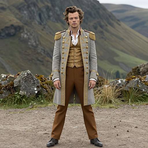 18th Century Inspired Harry Styles Costume