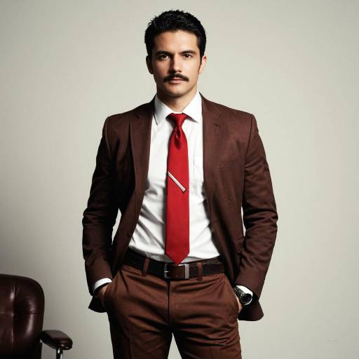 Hawkeye-Inspired Male Character in Suit