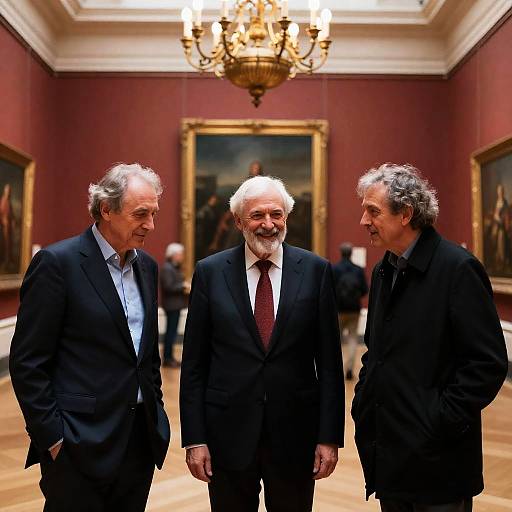 Art Appreciation Among Distinguished Gentlemen