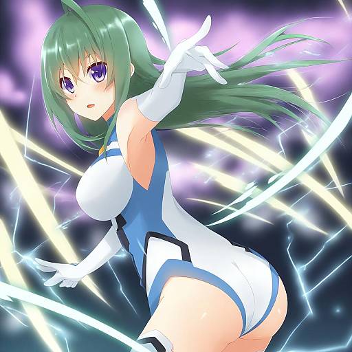 Illustration of Kannagi itsuki, sora wo kakeru shoujo in the style of Komori kuzuyu