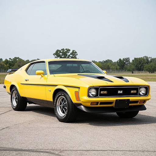 1973 Mustang Mach 1 Artwork