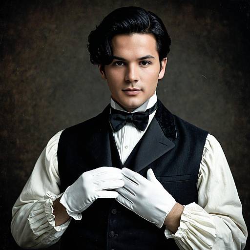 Victorian Man in Formal Attire