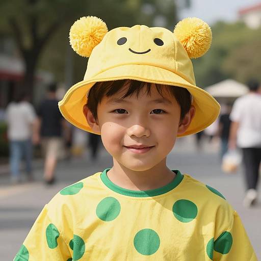 Playful Boy in Tommy Pickles Costume