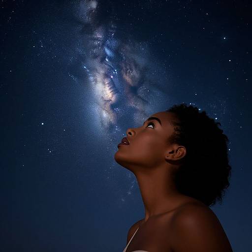 Enchanting Night Sky Portrait