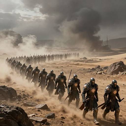 Epic Solo Leveling Army in Wasteland