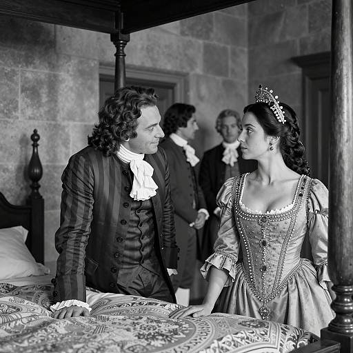 18th Century Romance in Black and White