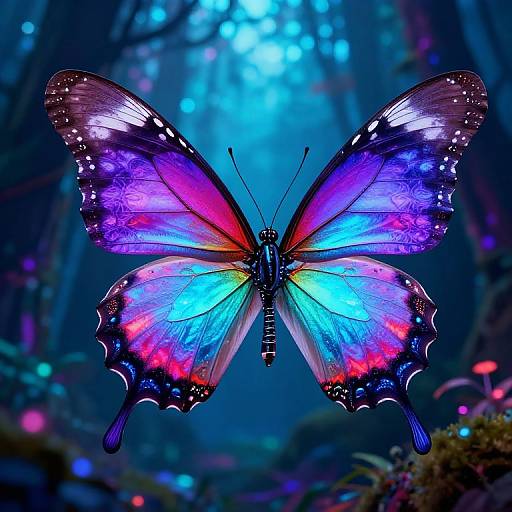 Vutterfly: Neon Bioluminescent Robotic Wings