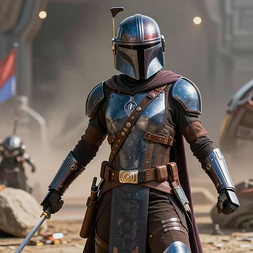 Bo-Katan in Stylized Mandalorian Armor
