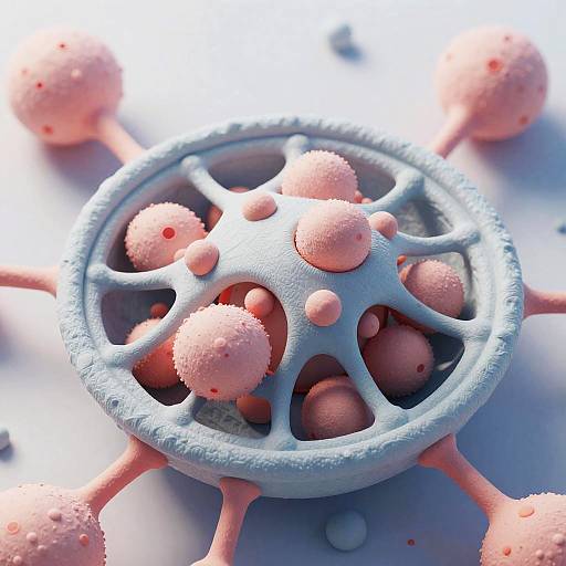 Photorealistic Animal Cell Cytoskeleton