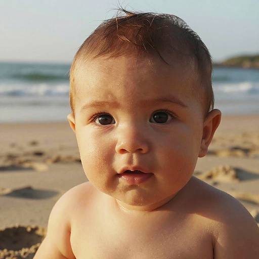 Close-Up Portrait of Baby Seal