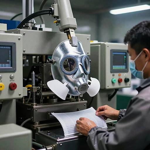 Industrial Protective Mask Assembly Line