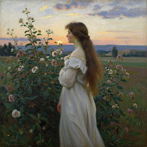 Dusk Sweetness in Maurice Denis Style